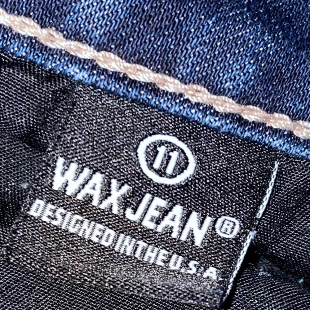 WAX JEAN Women's Dark Wash Skinny Jeans Size 11 - Picture 5 of 6
